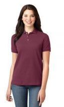 Port Authority® Ladies Heavyweight Cotton Pique Polo